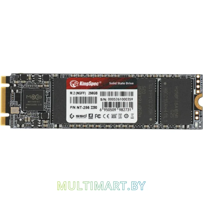 SSD диск KingSpec NT-256 2280 256GB